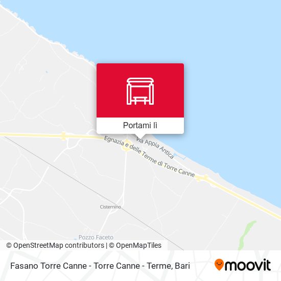Mappa Fasano Torre Canne - Torre Canne - Terme