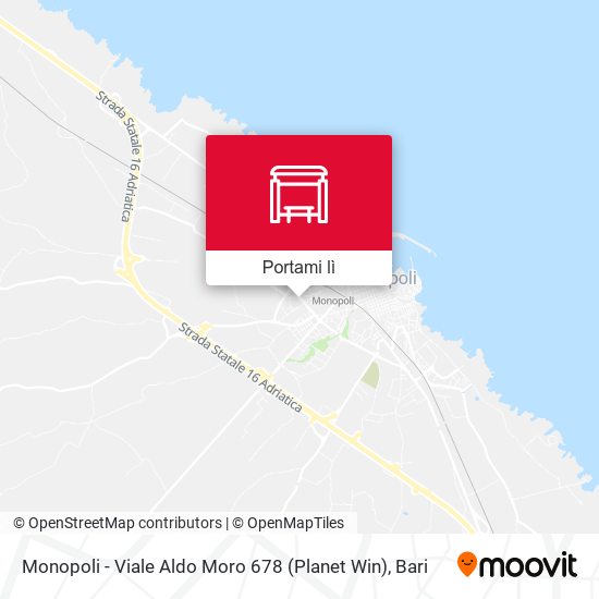 Mappa Monopoli - Viale Aldo Moro 678 (Planet Win)