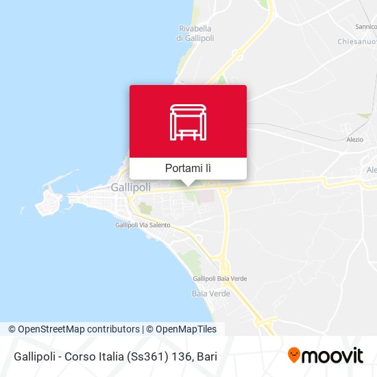 Mappa Gallipoli - Corso Italia (Ss361) 136