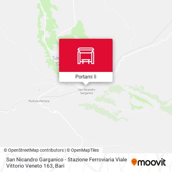 Mappa San Nicandro Garganico - Stazione Ferroviaria Viale Vittorio Veneto 163