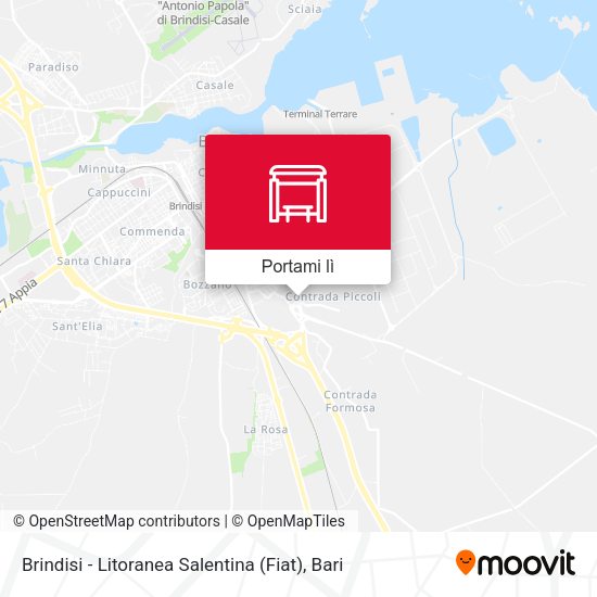 Mappa Brindisi - Litoranea Salentina  (Fiat)