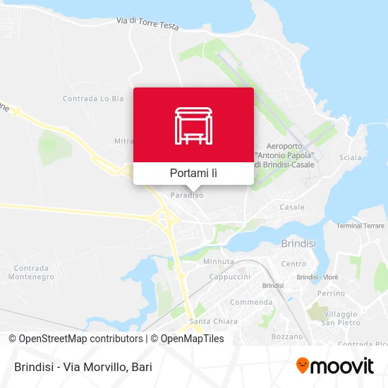 Mappa Brindisi - Via Morvillo