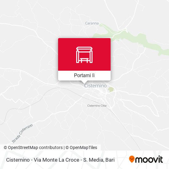 Mappa Cisternino - Via Monte La Croce - S. Media