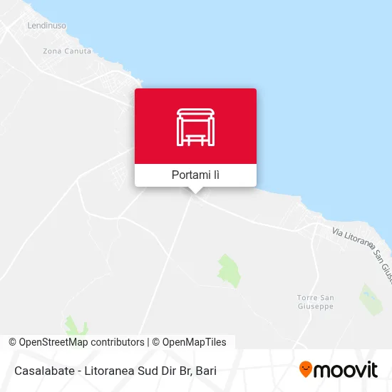 Mappa Casalabate - Litoranea Sud Dir Br