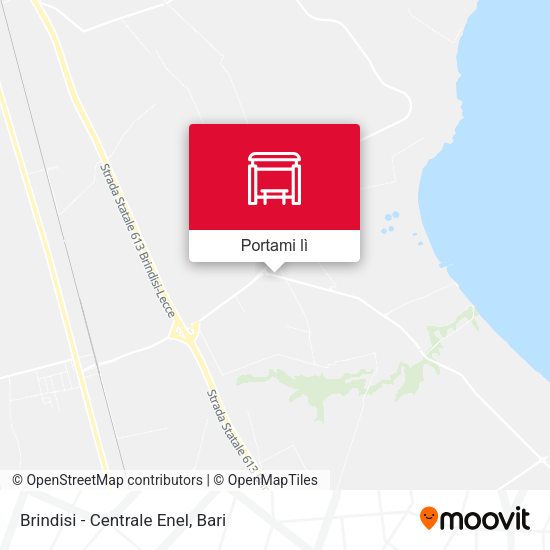 Mappa Brindisi - Centrale Enel
