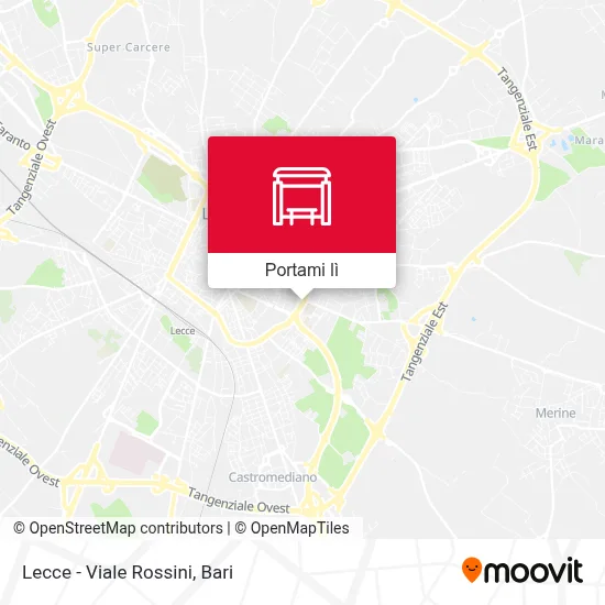 Mappa Lecce - Viale Rossini