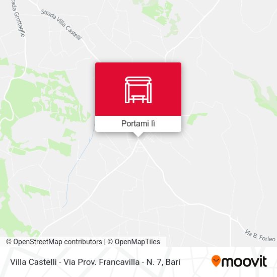 Mappa Villa Castelli - Via Prov. Francavilla - N. 7