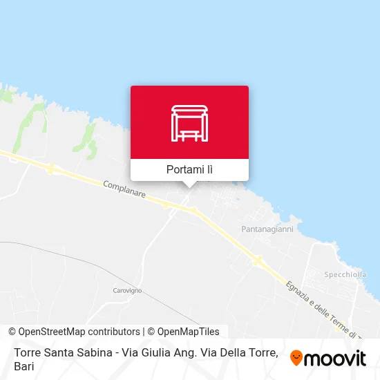 Mappa Torre Santa Sabina - Via Giulia Ang. Via Della Torre