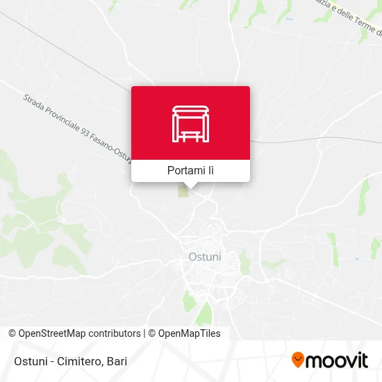 Mappa Ostuni - Cimitero