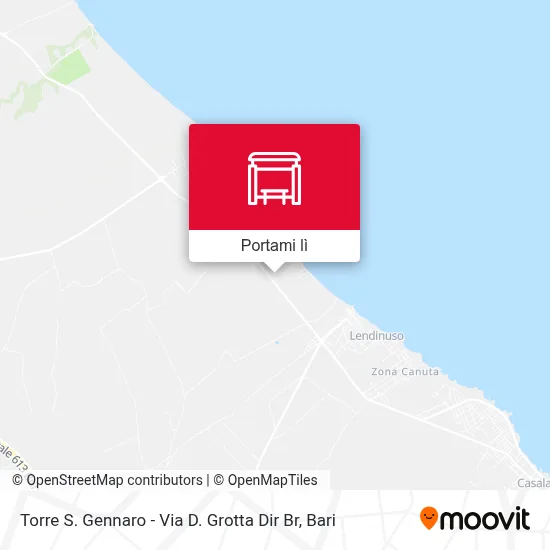 Mappa Torre S. Gennaro - Via D. Grotta Dir Br