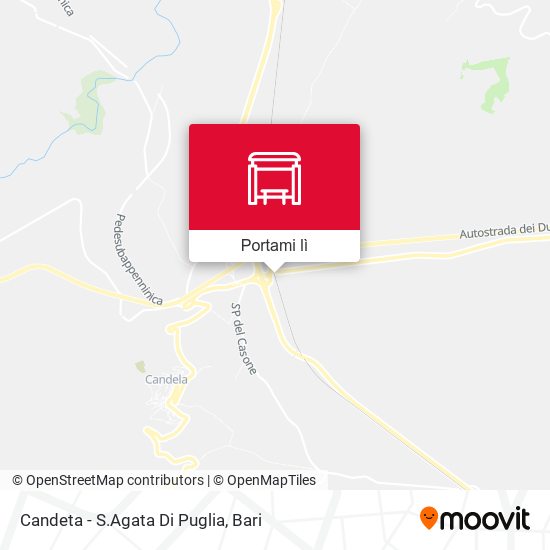 Mappa Candeta - S.Agata Di Puglia