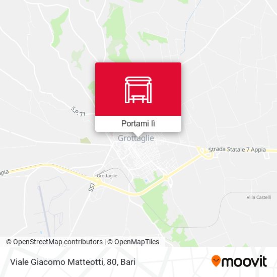 Mappa Viale Giacomo Matteotti, 80