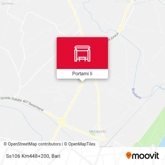 Mappa Ss106 Km448+200