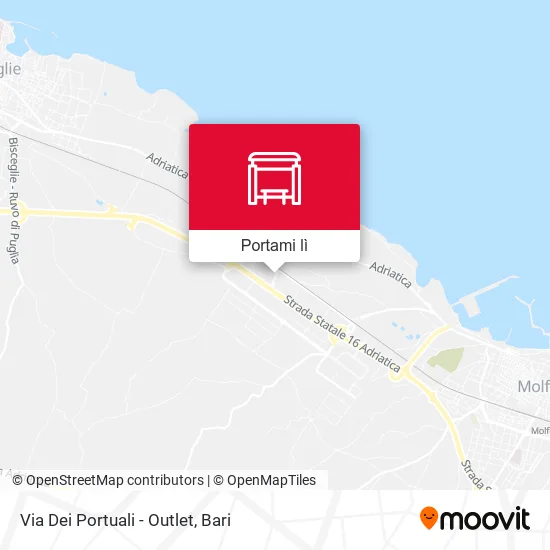 Mappa Via Dei Portuali - Outlet