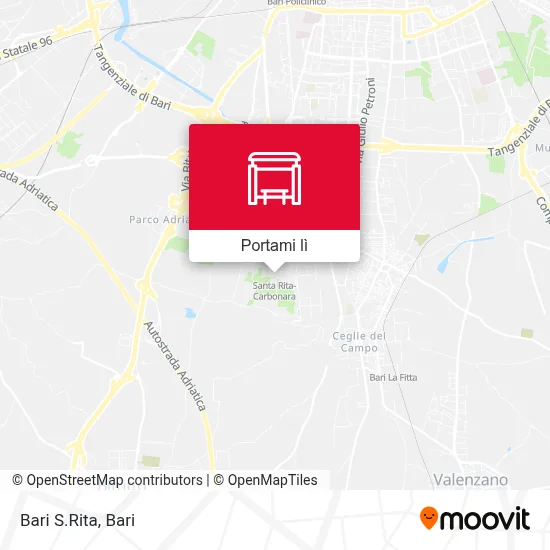 Mappa Bari S.Rita