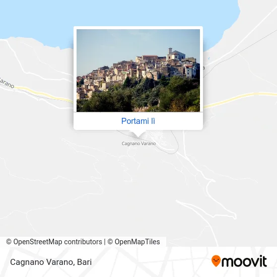 Mappa Cagnano Varano