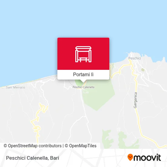 Mappa Peschici Calenella