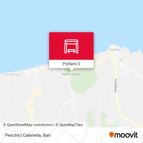 Mappa Peschici Calenella