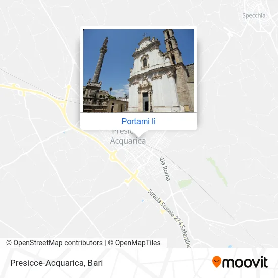 Mappa Presicce-Acquarica