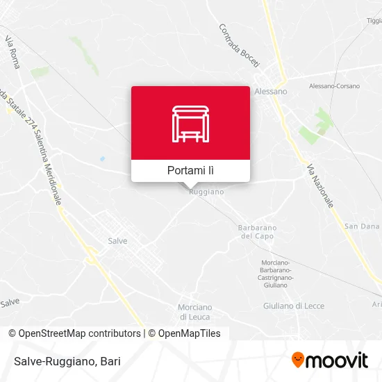 Mappa Salve-Ruggiano