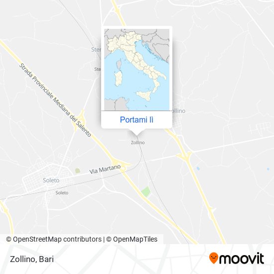 Mappa Zollino