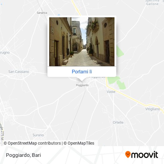 Mappa Poggiardo