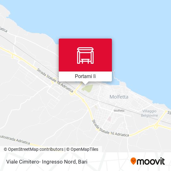 Mappa Viale Cimitero- Ingresso Nord