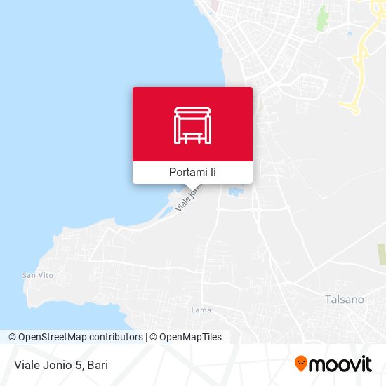 Mappa Viale Jonio 5