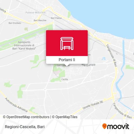 Mappa Regioni-Cascella