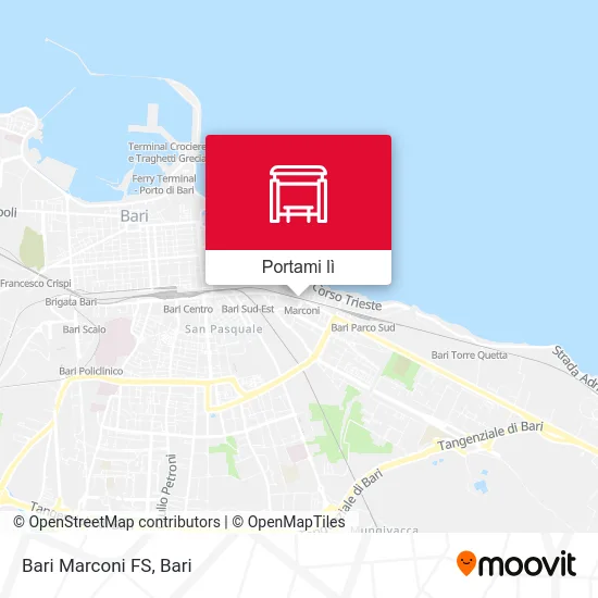 Mappa Bari Marconi FS