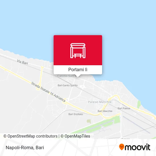 Mappa Napoli-Roma