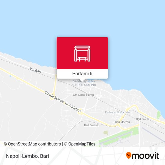 Mappa Napoli-Lembo