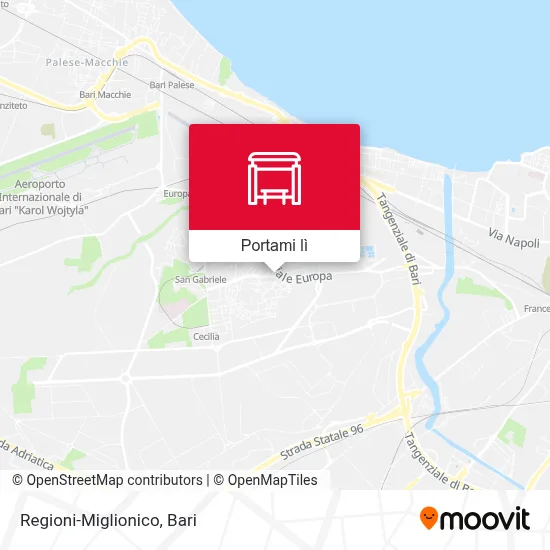 Mappa Regioni-Miglionico