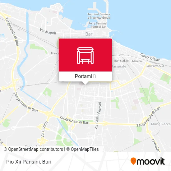 Mappa Pio Xii-Pansini