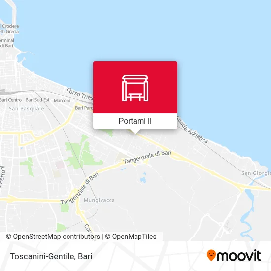 Mappa Toscanini-Gentile