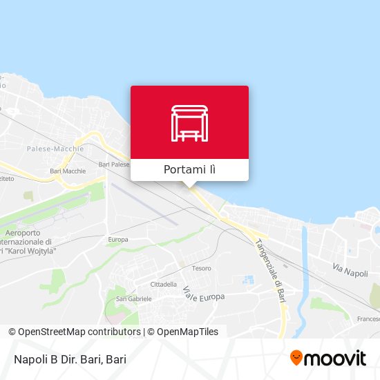 Mappa Napoli B Dir. Bari