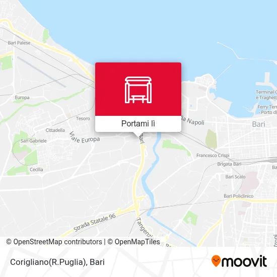 Mappa Corigliano(R.Puglia)