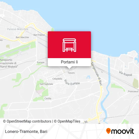 Mappa Lonero-Tramonte