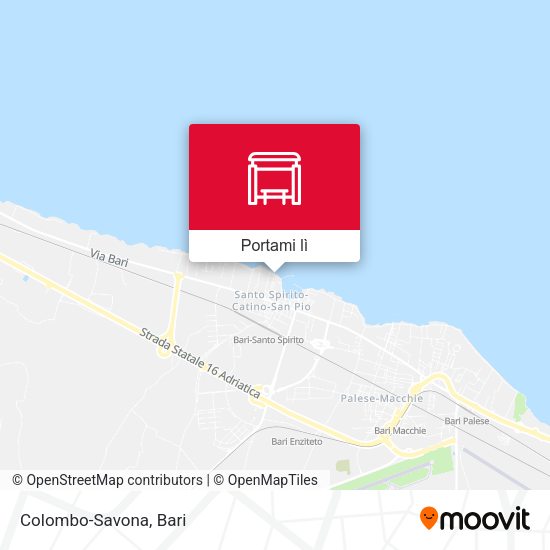 Mappa Colombo-Savona