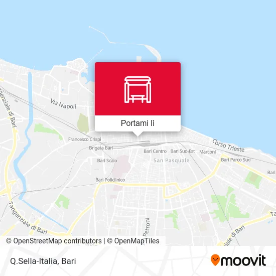 Mappa Q.Sella-Italia