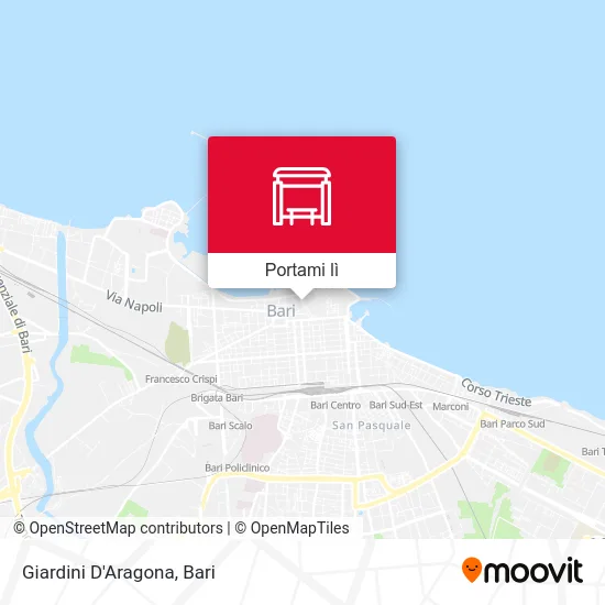 Mappa Giardini D'Aragona