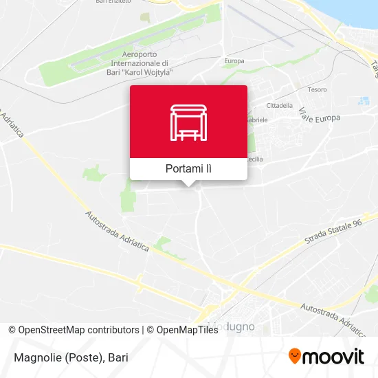 Mappa Magnolie (Poste)