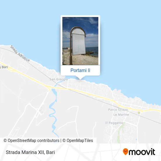 Mappa Strada Marina XII
