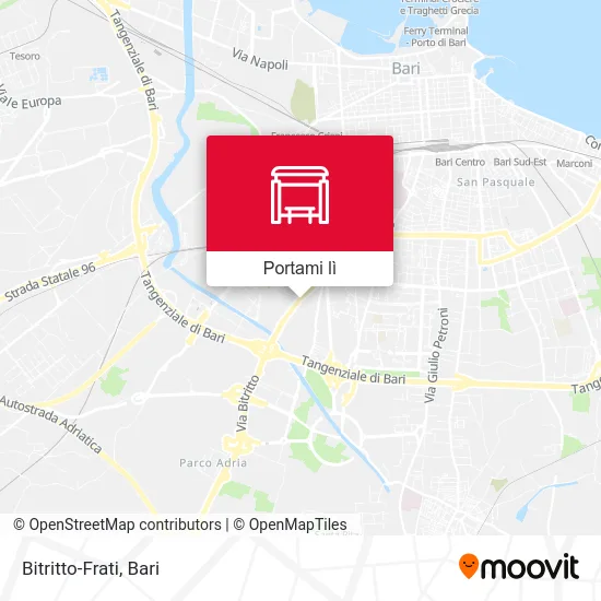 Mappa Bitritto-Frati