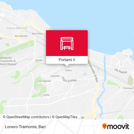 Mappa Lonero-Tramonte