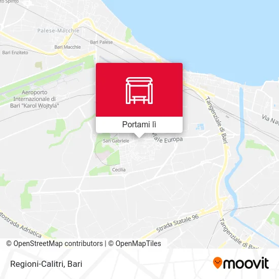 Mappa Regioni-Calitri