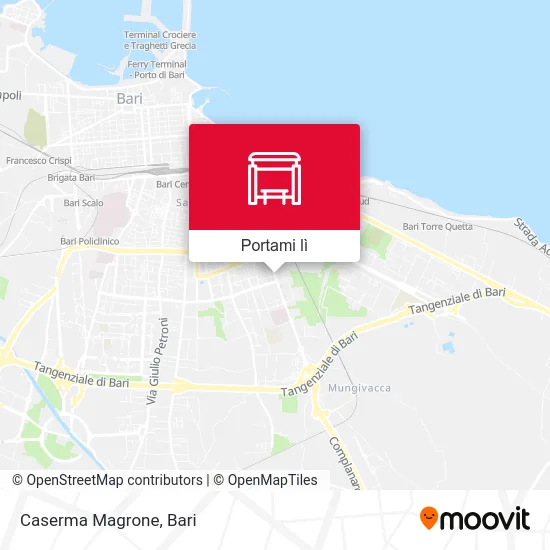 Mappa Caserma Magrone