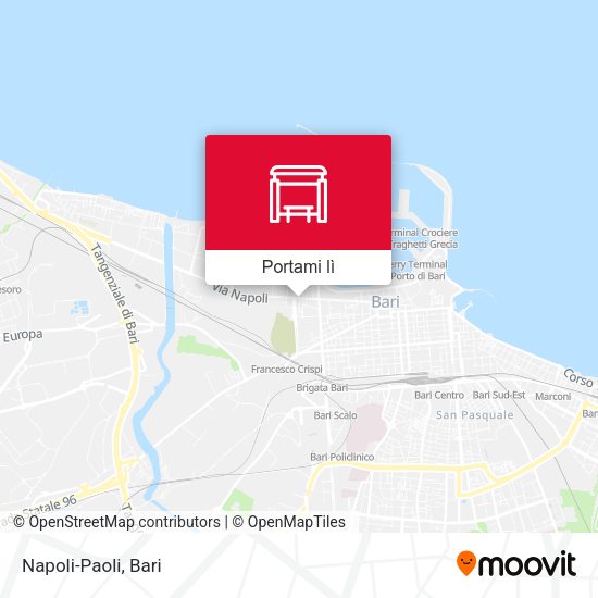 Mappa Napoli-Paoli