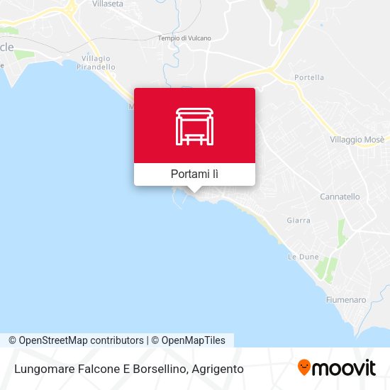 Mappa Lungomare Falcone E Borsellino