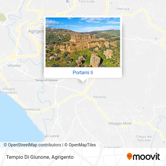 Mappa Tempio Di Giunone